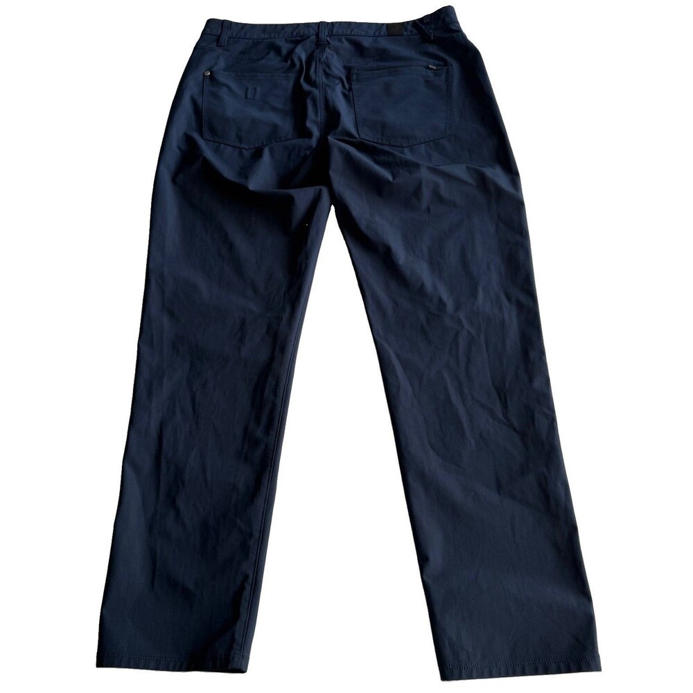 Vuori Meta Athletic Pant Travel Performance Chino Navy Blue Men's 34x30 READ! - Picture 5 of 7